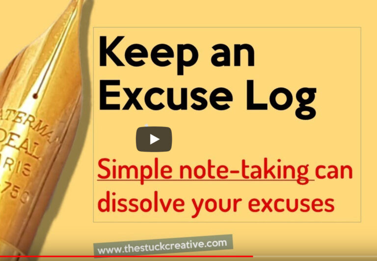 [Video] Keep an Excuse Log?